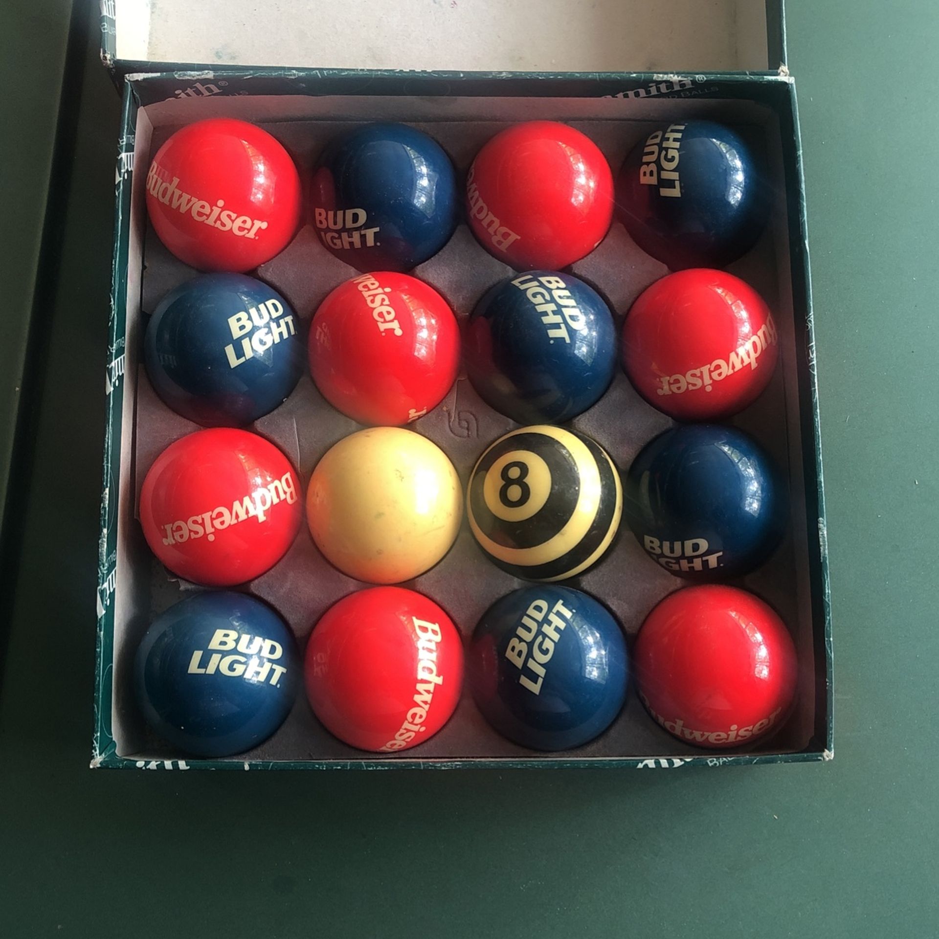 Budweiser Billiard Ball Set Professional