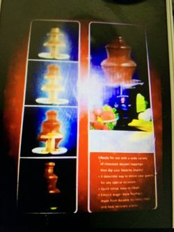 Chocolate fountain new just doesn’t have the box