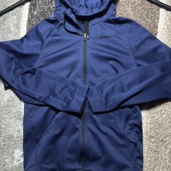 blue NIKE zip up