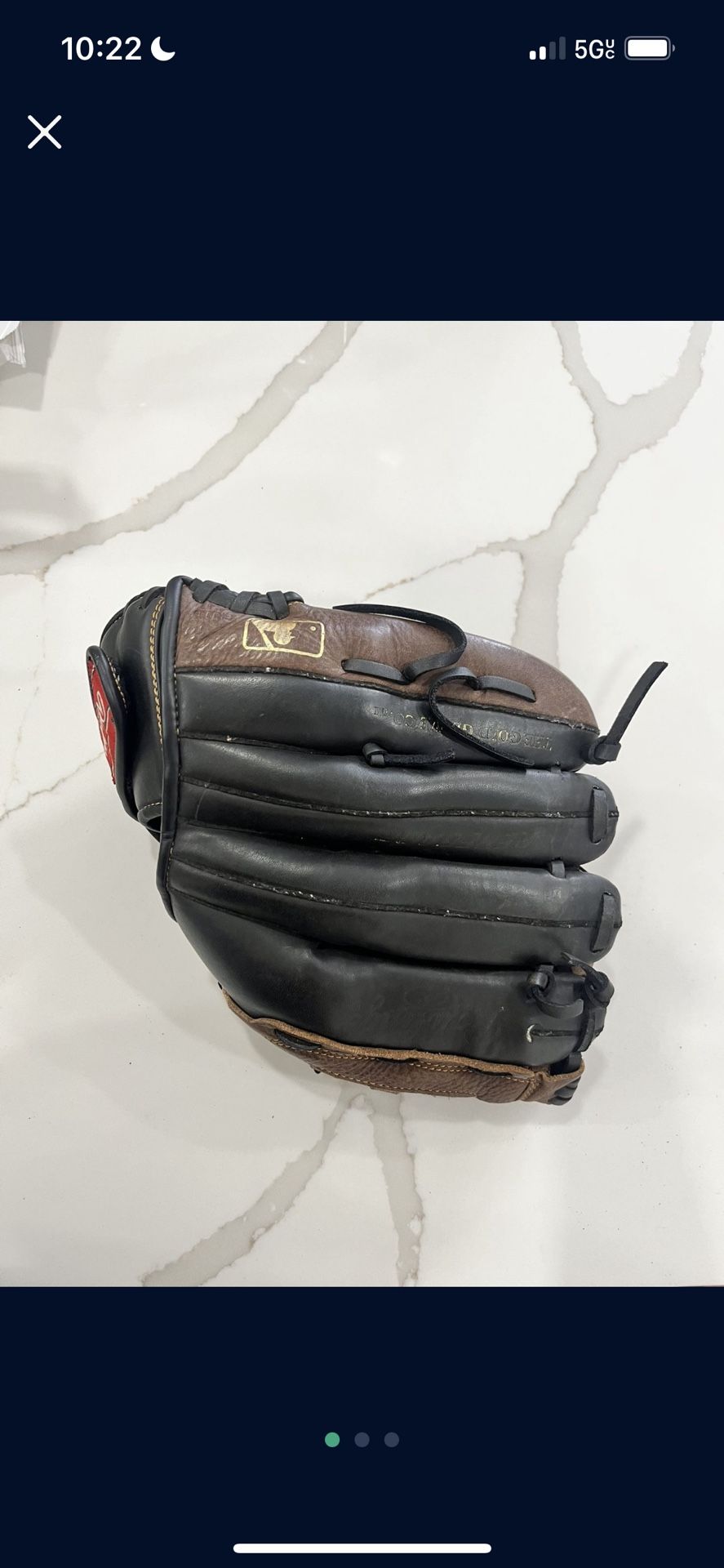 Rawlings baseball Softball glove 12 1/2 inch brown glove