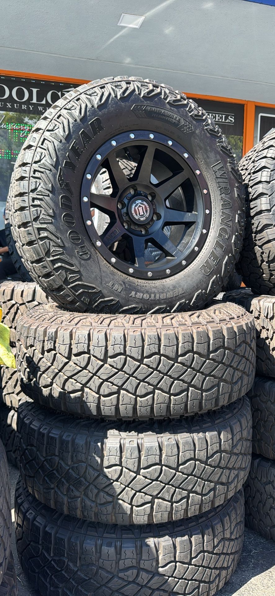 WHEELS ICON 17x9 OFF ROAD CHEVY /TACOMA