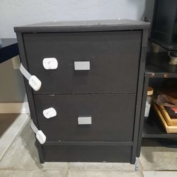 Bed Side Table With Two Draws