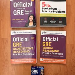 GRE Prep Book Bundle – $50 (Complete Set)