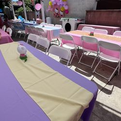 Chairs, Tables And Linnen 