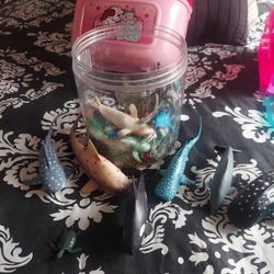 Sea Animals Plastic Bucket