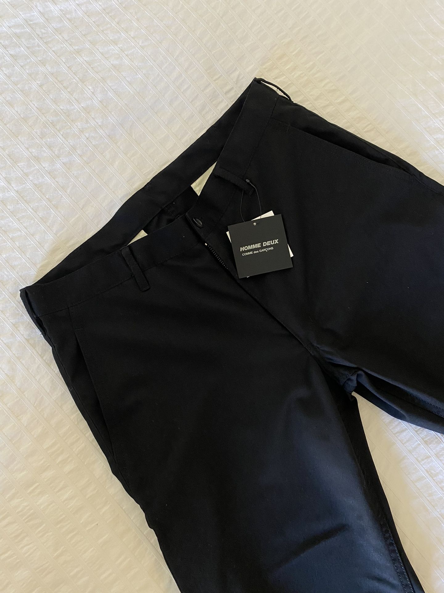 NWT Mens Black Wool Ankle Length CDG Pants/ Slacks / Trousers
