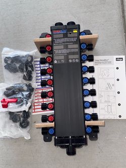 Viega ManaBloc PureFlow 50250 Zero Lead PEX Crimp Manifold 18-Port Manual