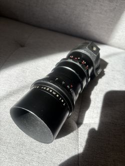 Film Camera Telephoto Lens Meyer Gorlitz Black Telemegor 5,5/250mm For Exakta