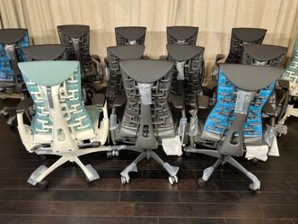 *FREE DELIVERY* NEW HERMAN MILLER LOGITECH G EMBODY CHAIRS - ALL COLORS AVAILABLE
