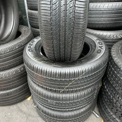 245/65/17  TOYO FOUR GOOD USED TIRES 95%TREAD LIFE $300 PRICE INCLUDE INSTALLATION AND BALANCED 
