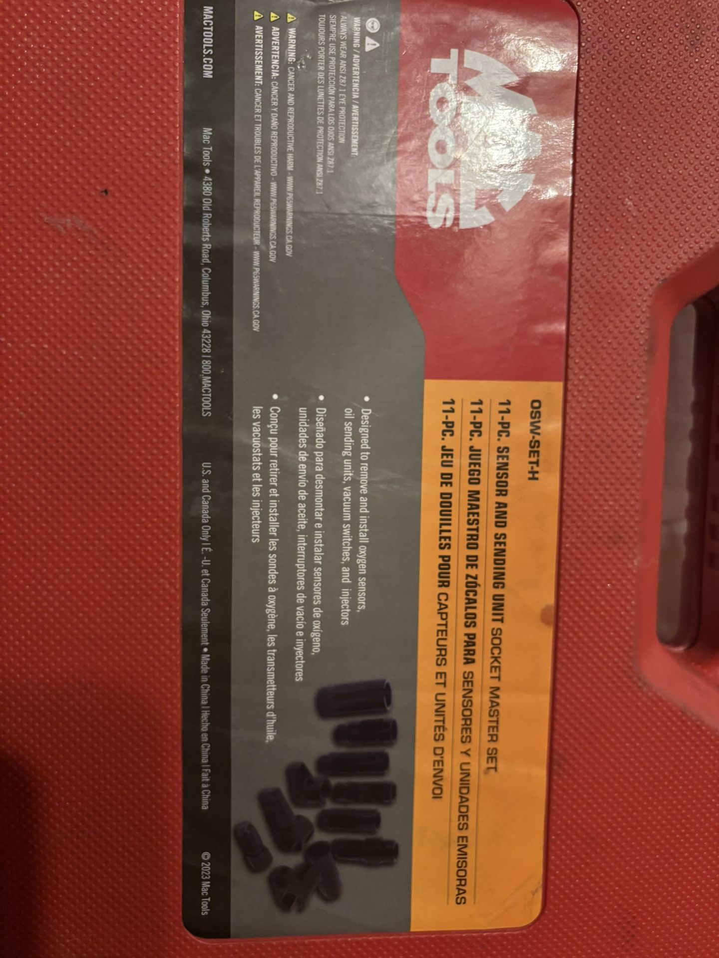 Mac Tools 11 Pc. Socket Master Set