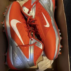 NIKE ALPHA TALON ELITE 3/4 MENS CLEATS SIZE 11.5 512482 810