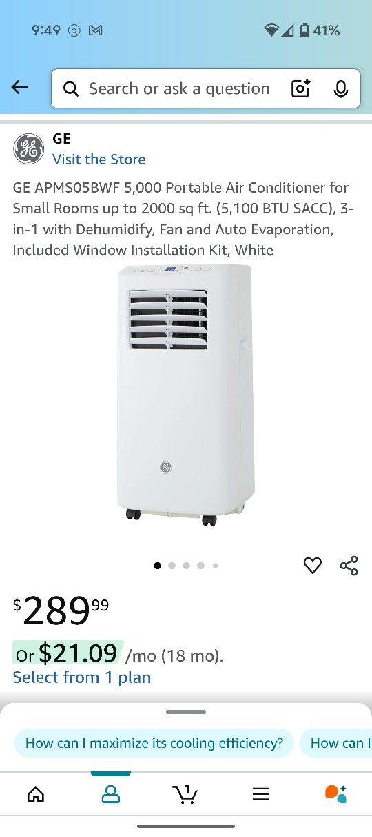 Portable Air Conditioner AC