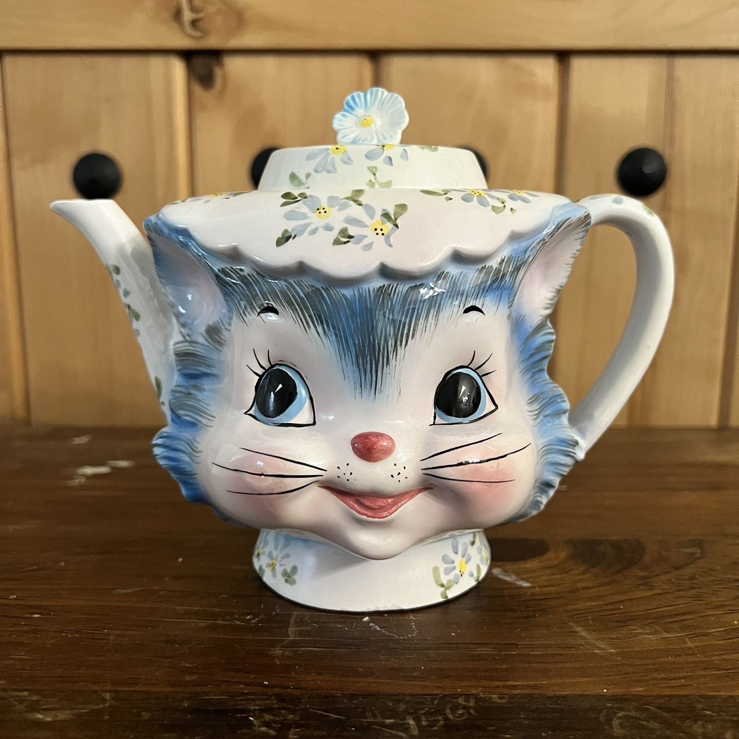 1950 Lefton Miss Priss Teapot/ Anthropomorphic Miss Priss