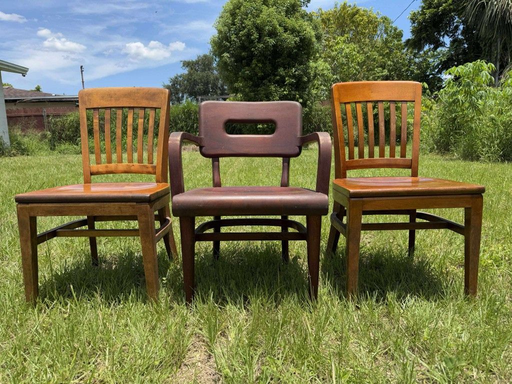 Vintage W. H. Gunlocke Chairs