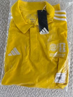 FIFA Adidas yellow polo shirt