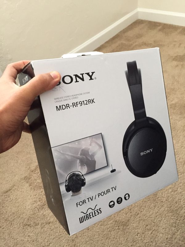 Sony Wireless Stereo Headphone System Mdr Rd912rk For Tv Not