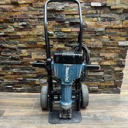 Makita HM1810 70LB Electric Demo Hammer Demolition Breaker w/ Cart,makita,makita Hammer Drill, Hammer Drill,Jack Hammer,makita Avt Jack Hammer,