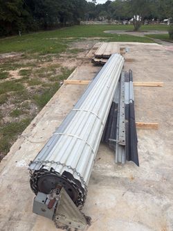 Roll up door 10ft tall 16ft wide with the hardware