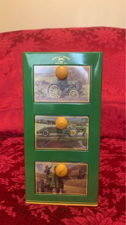 John Deere vintage tin