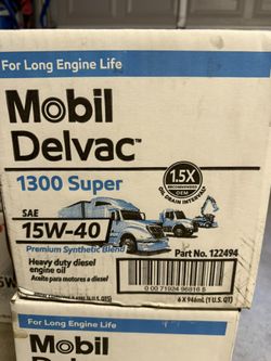 Truck Engine Oil Mobil Delvac
