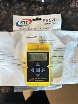 Brand New RTC FSC-1 Fan Speed Control