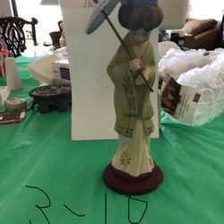 Fine Porcelain Figurine Girl with Parasol by World Renowned Spanish Artist Lladró.