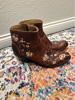 Embroidered Booties