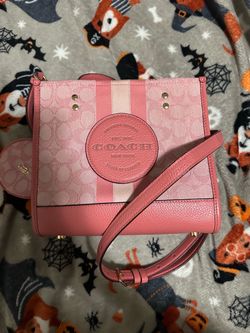 Coach Dempsey Crossbody Bag in Pink