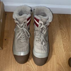 bally fur boots size 12