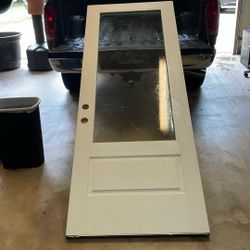 8 Ft. Fiberglass Door - 3 Ft. Wide - Exterior 