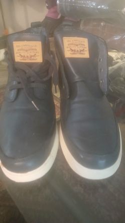 Levi Strauss Mens Black Boots Size 13