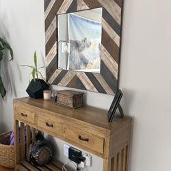 Sideboard Table & Mirror