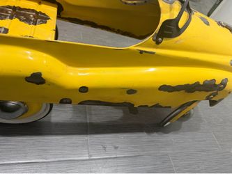 Kids metal pedal car vintage customized