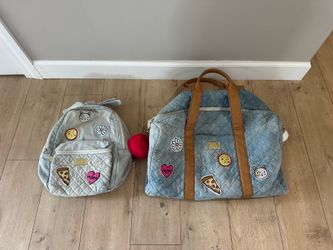 BetseyJohnson backpack and duffel bag