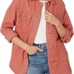 Pendleton Women's Doublesoft Shirt Jacket Redwood