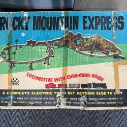 Marx Rocky Mountain Vintage Express Train Set 1965