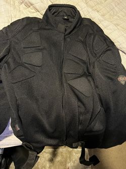 Motophoria Black Textile 2XL Motorcycle Jacket