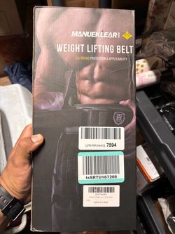 Manueklear Pro Weight Lifting Belt