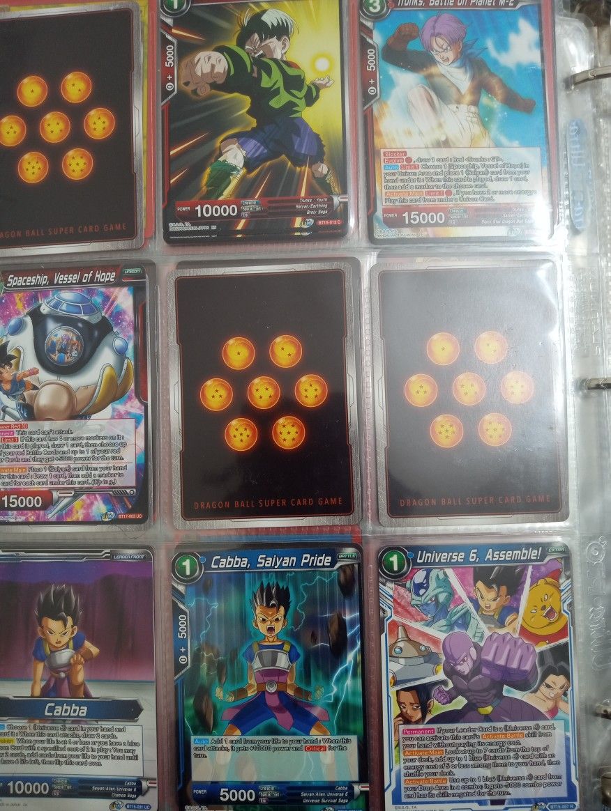 Dragon Ball Z Lot Of 67 Cards