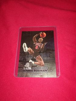 1998 Metal Universe Dennis Rodman Basketball Card #62