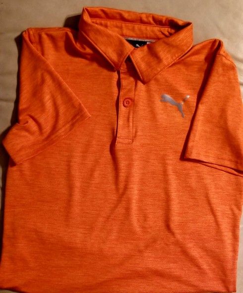 Boys's PUMA Wicking Polo Style Shirt