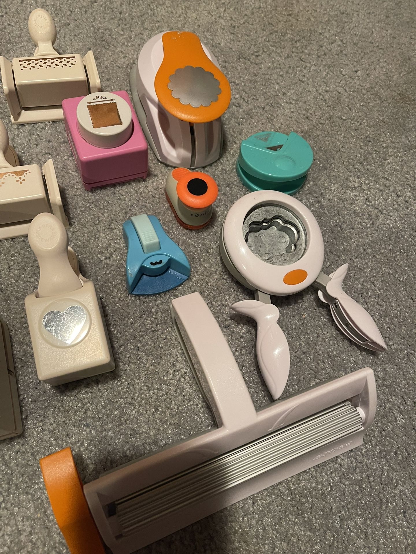 20 Martha Stewart Fisker, and miscellaneous paper punches