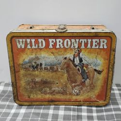 Vintage Ohio Arts Metal Lunch Box- Wild Frontier