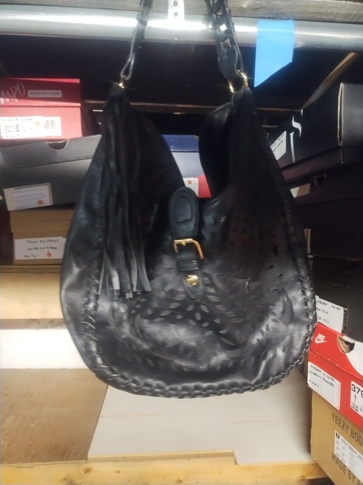 "Under One Sky" Black Purse
