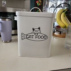 Cute Cat food Tin