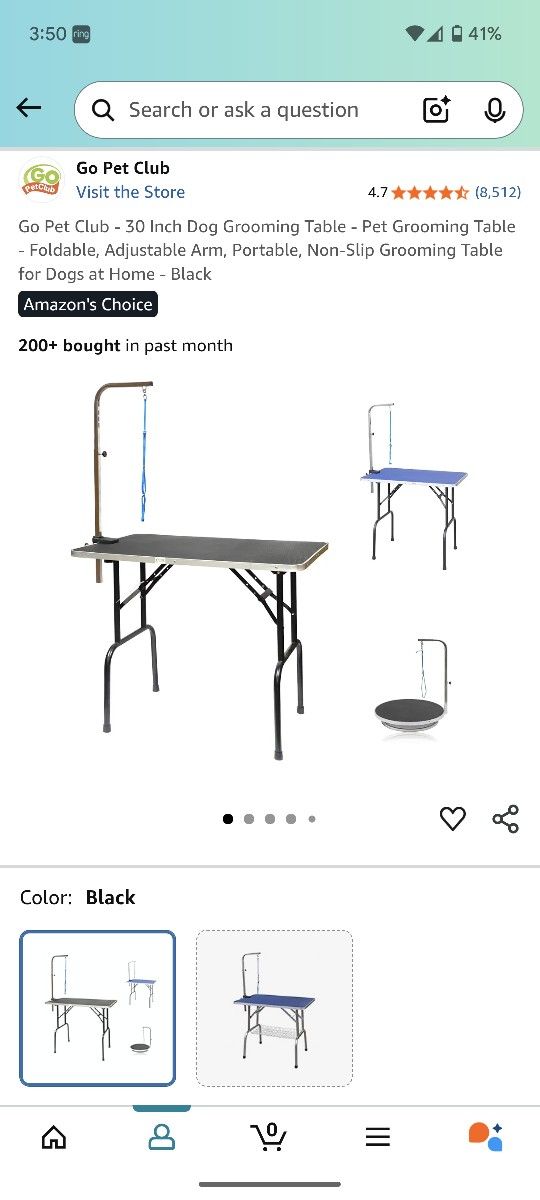 Go Pet Club Dog Grooming Table