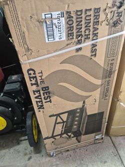EVEN 5 BURNER GAS GRIDDLE  (Blanchard de gas 5 quemadores) NEW