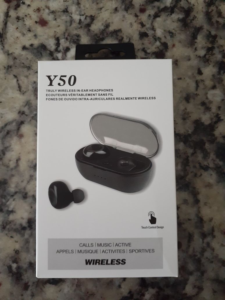 Y50 in ear wireless headphones