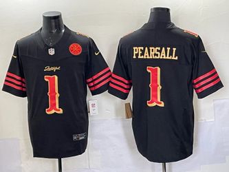 Newest arrival 2025 Adult San Francisco 49ers Ricky Pearsall NO.1 Football Jerseys